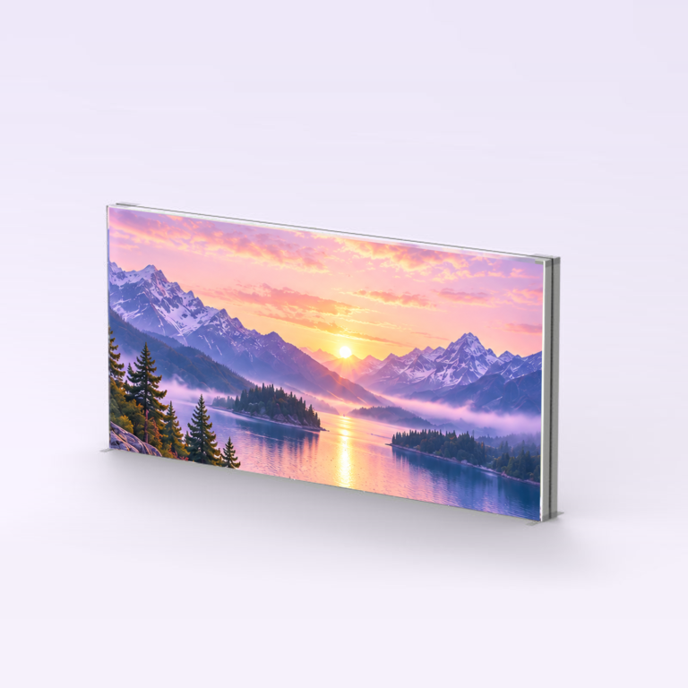 CASETĂ TEXTILĂ LED PRO 6.0X2.0 M - exemplu de grafica personalizata