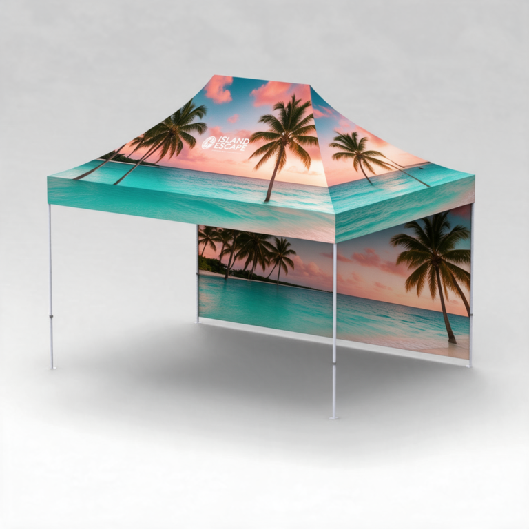 CORT PUBLICITAR 3.0×4.5 M - 1 PERETE