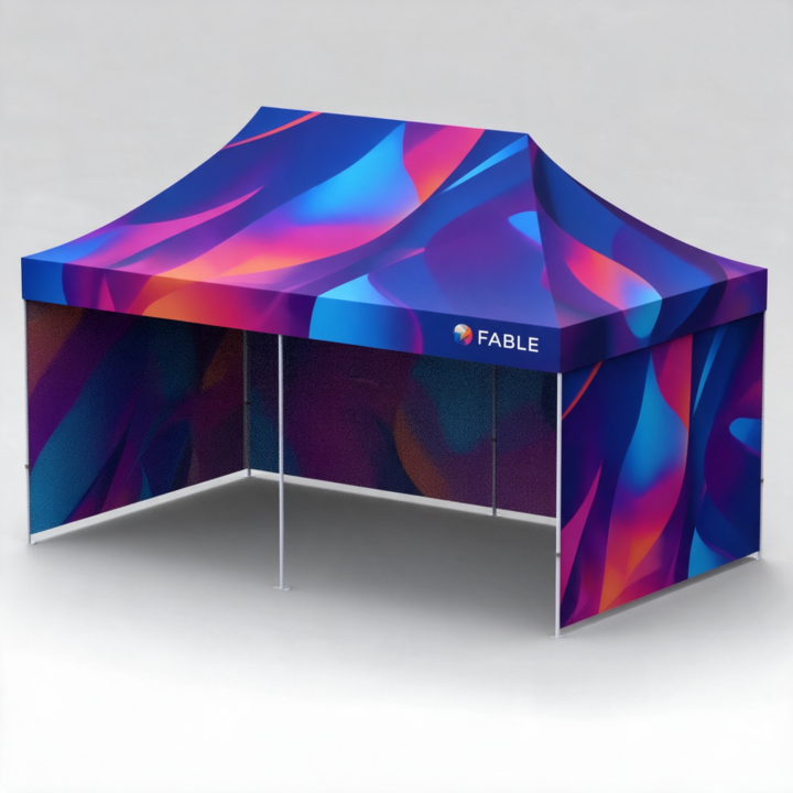 CORT PUBLICITAR 3.0×6.0 M - 3 PERETE