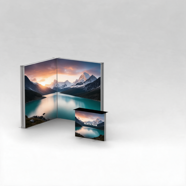 STAND LED PRO - TEXTIL LUMINOS 2X2M
