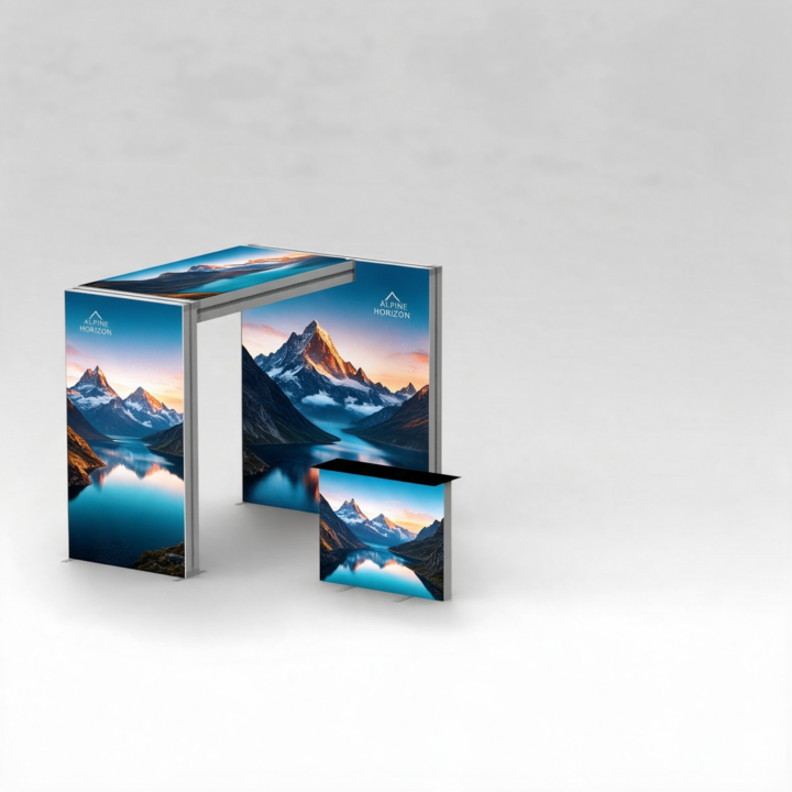 STAND LED PRO - TEXTIL LUMINOS ARCH 2