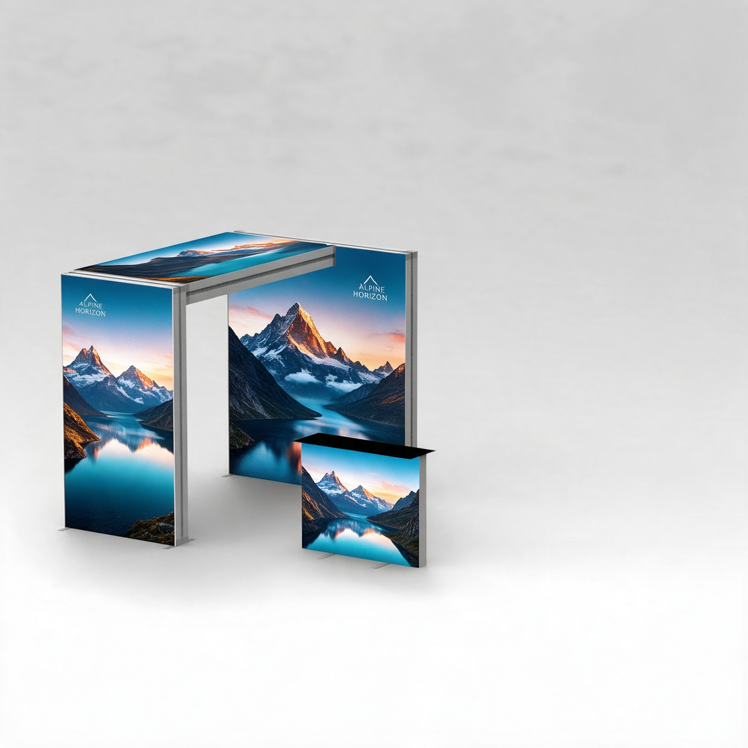 STAND LED PRO - TEXTIL LUMINOS ARCH 2