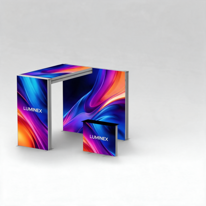 STAND LED PRO - TEXTIL LUMINOS ARCH 3